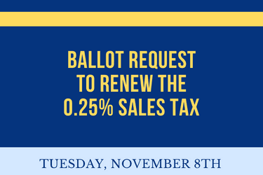 Ballot Request Sales Tax 2022 